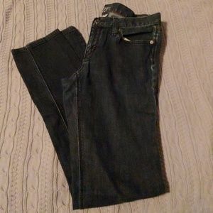 Loft, modern skinny jeans. Dark wash, Size 8.